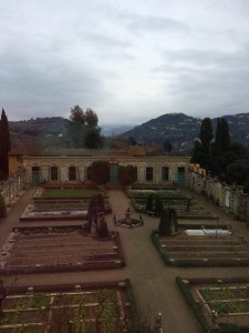 A medicinal garden in Florence where Dr. Ray performed some of her research