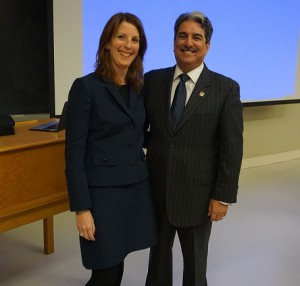 Dr. Meredith Ray with Dr. Anthony Tamburri