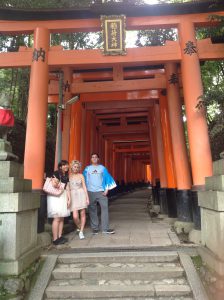 Summer 2015 Kobe students at Kiyomizu Temple in Kyoto 